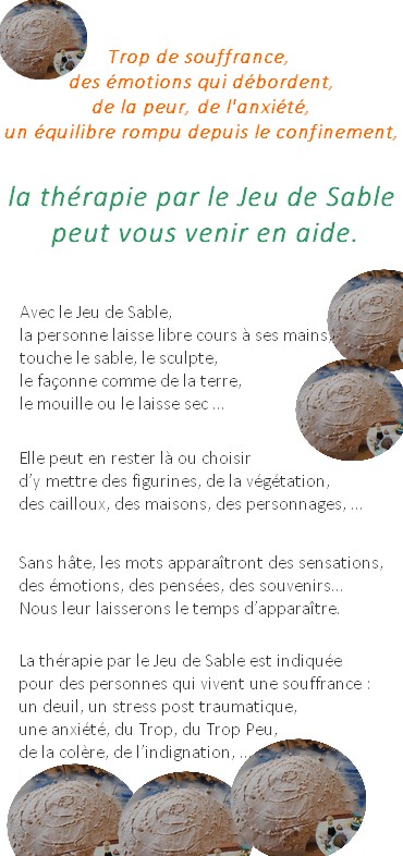 jeu de sable déconfinement